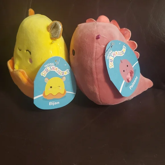 Squishmallows 5" Sea Life Squad 2 pack Poleena and Bijan - Picture 6 of 8